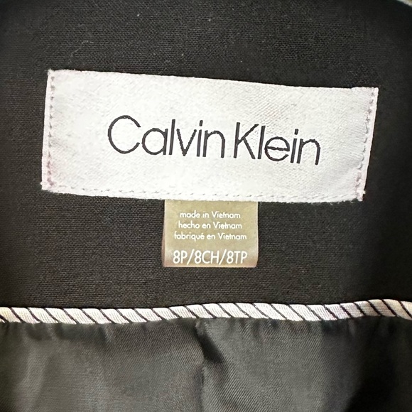 Black Button Up Petite Blazer Calvin Klein - Picture 11 of 13